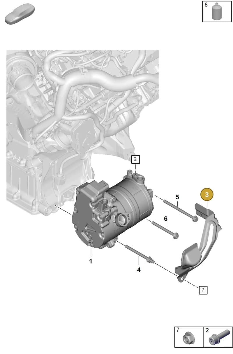 9A726019930 — Porsche Panamera (2023-2025) diagram p62815510, position 3