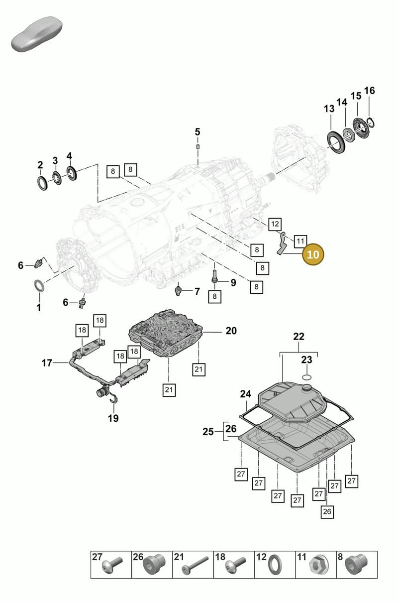 9A730124300 — Porsche Panamera (2023-2025) diagram p58320100, position 10