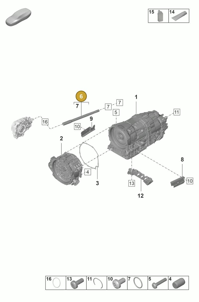 9A730720300 — Porsche Panamera (2020-2023) diagram p58320010, position 6