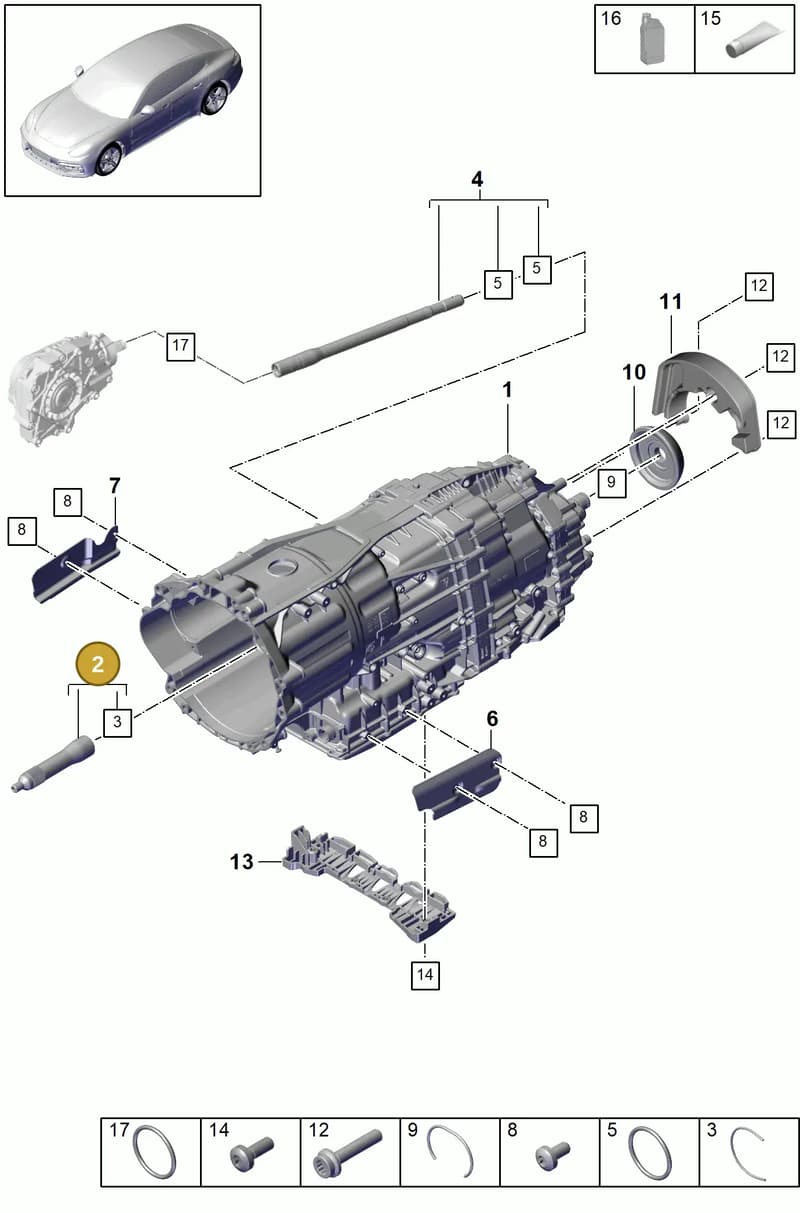 9A730730900 — Porsche Panamera (2016-2020) diagram p49320000, position 2