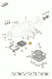 9A7325101K Porsche Hydraulics Control Unit