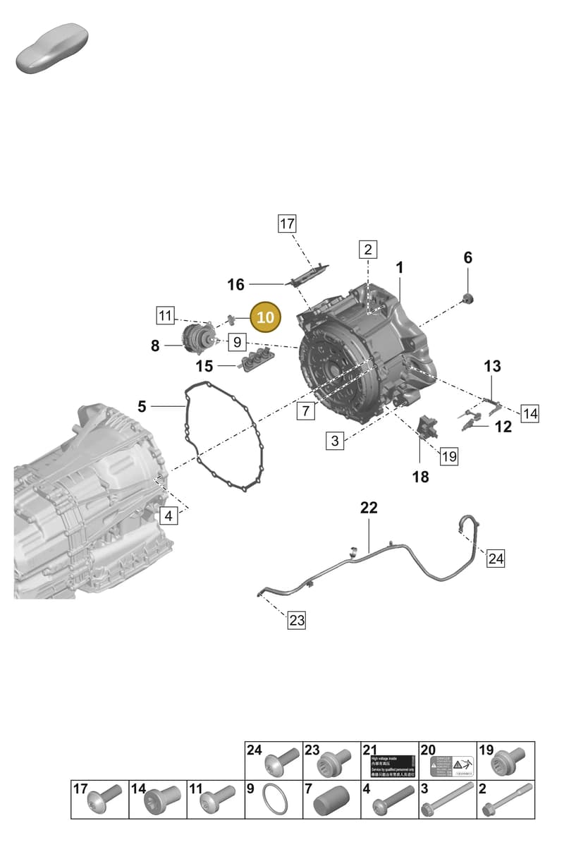 9A7341377 — Porsche Panamera (2020-2023) diagram p58901010, position 10