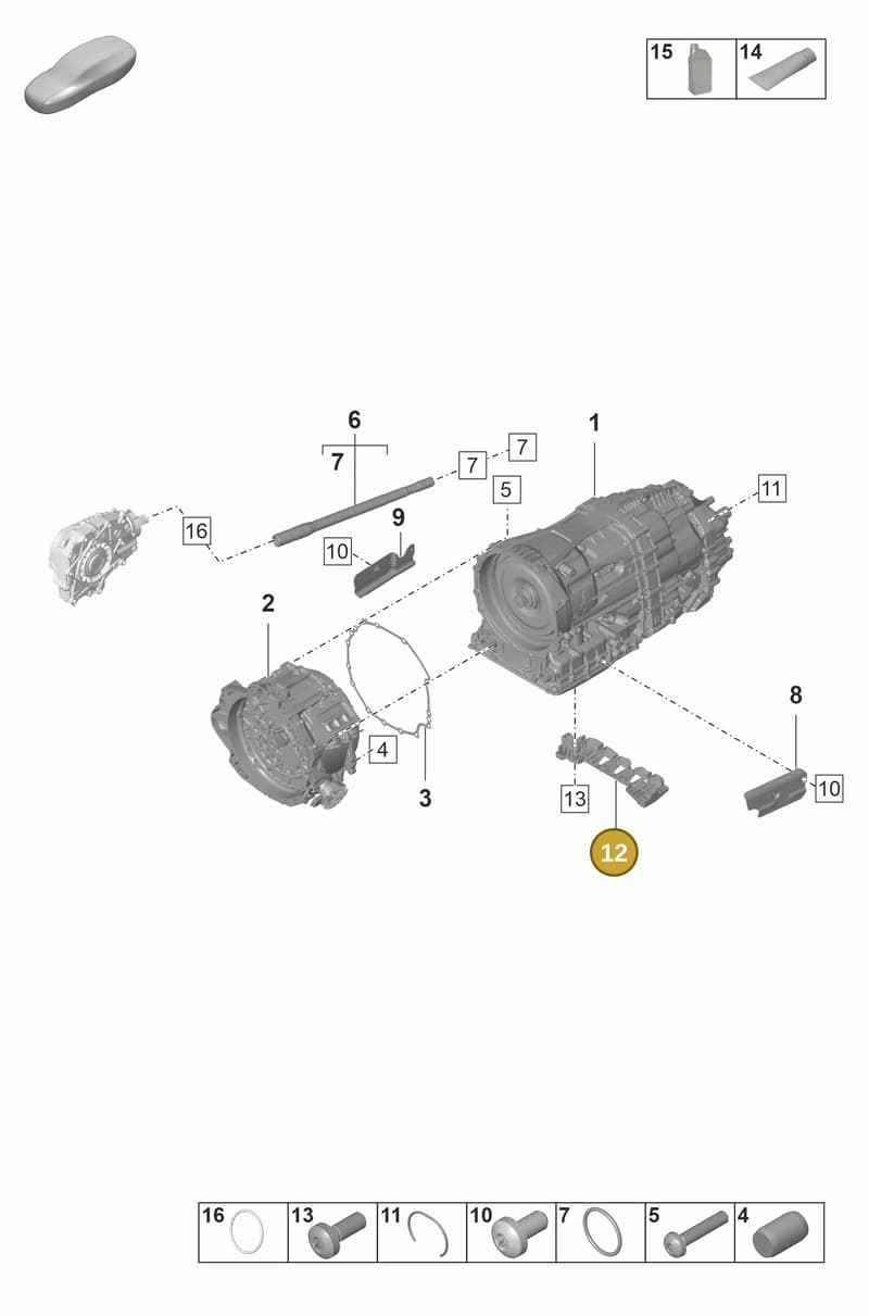 9A739919300 — Porsche Panamera (2020-2023) diagram p58320010, position 12