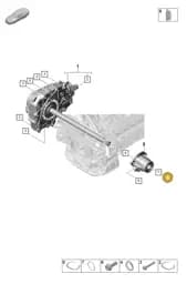 9A740763500 Porsche Snap Ring