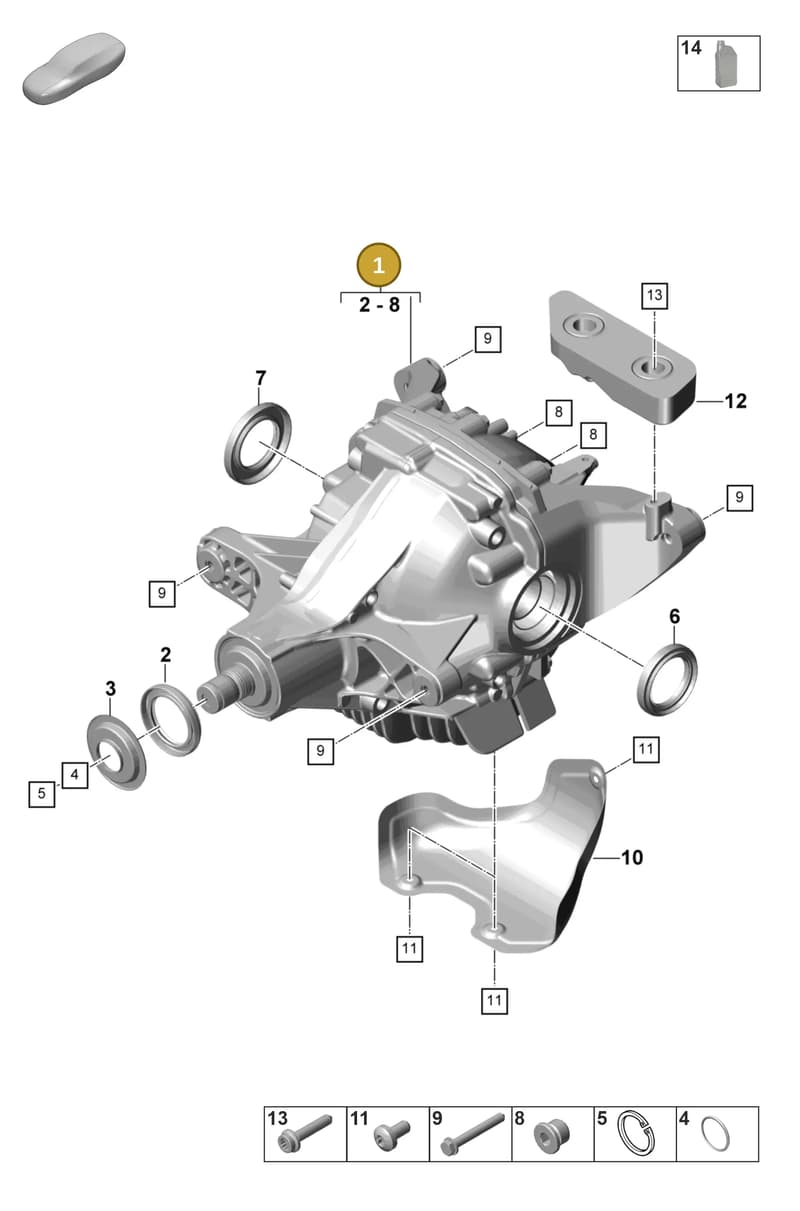 9A7507021D — Porsche Panamera (2020-2023) diagram p58305030, position 1