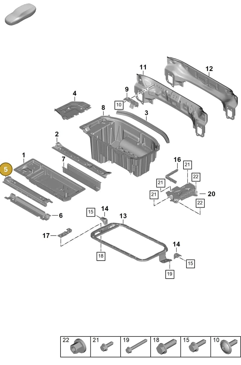 9A7803181GRV — Porsche Panamera (2023-) diagram p62801250, position 5