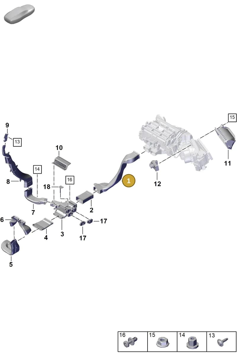 9A781526000 — Porsche Panamera (2023-2025) diagram p62813710, position 1