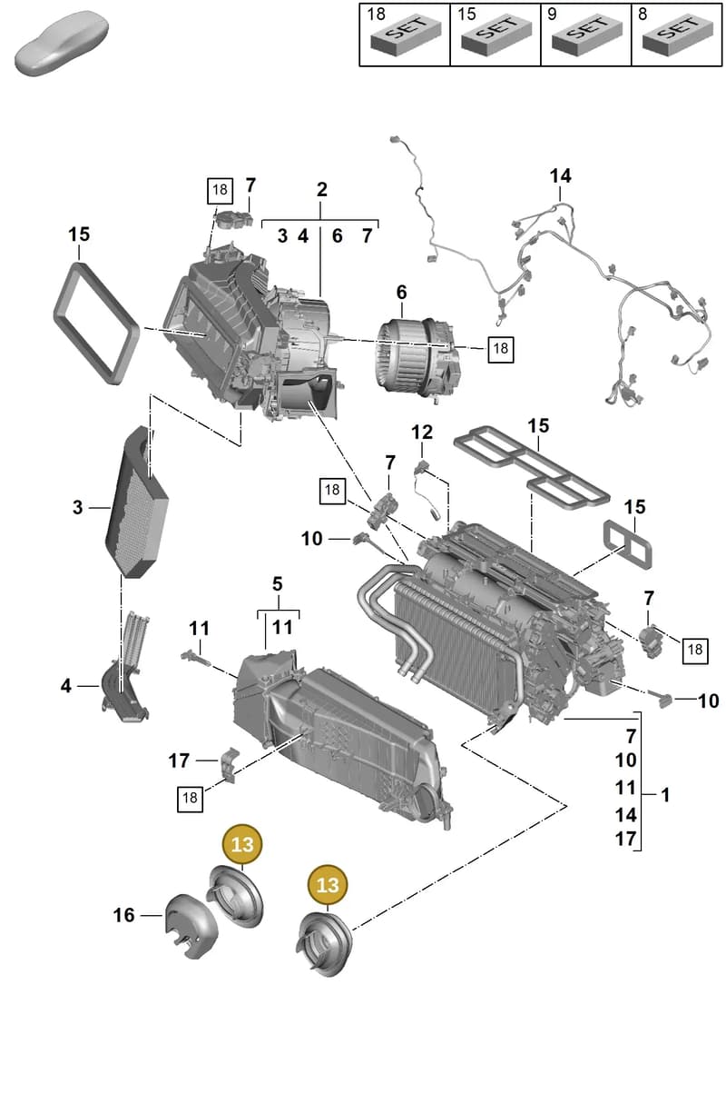 9A781612600 — Porsche Panamera (2023-2025) diagram p62814000, position 13