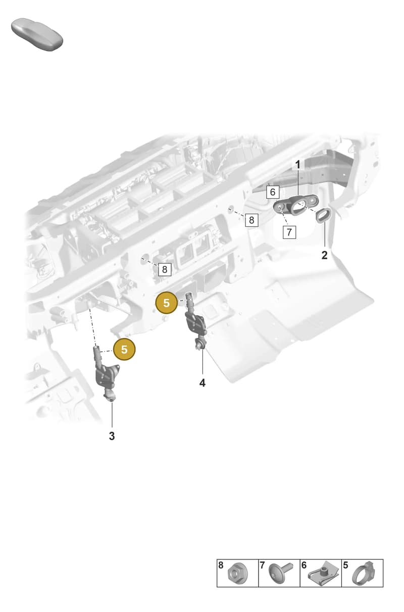 9A781908900 — Porsche Panamera (2023-2025) diagram p58814050, position 5