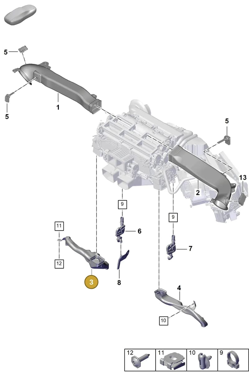 9A781915210 — Porsche Panamera (2023-2025) diagram p62813610, position 3