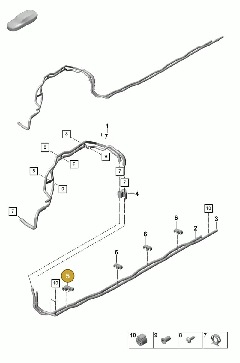 9A782005600 — Porsche Panamera (2020-2023) diagram p58815200, position 5