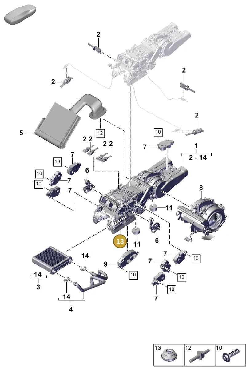 9A7820098 — Porsche Cayenne Coupe (2023-2023) diagram p60814270, position 13
