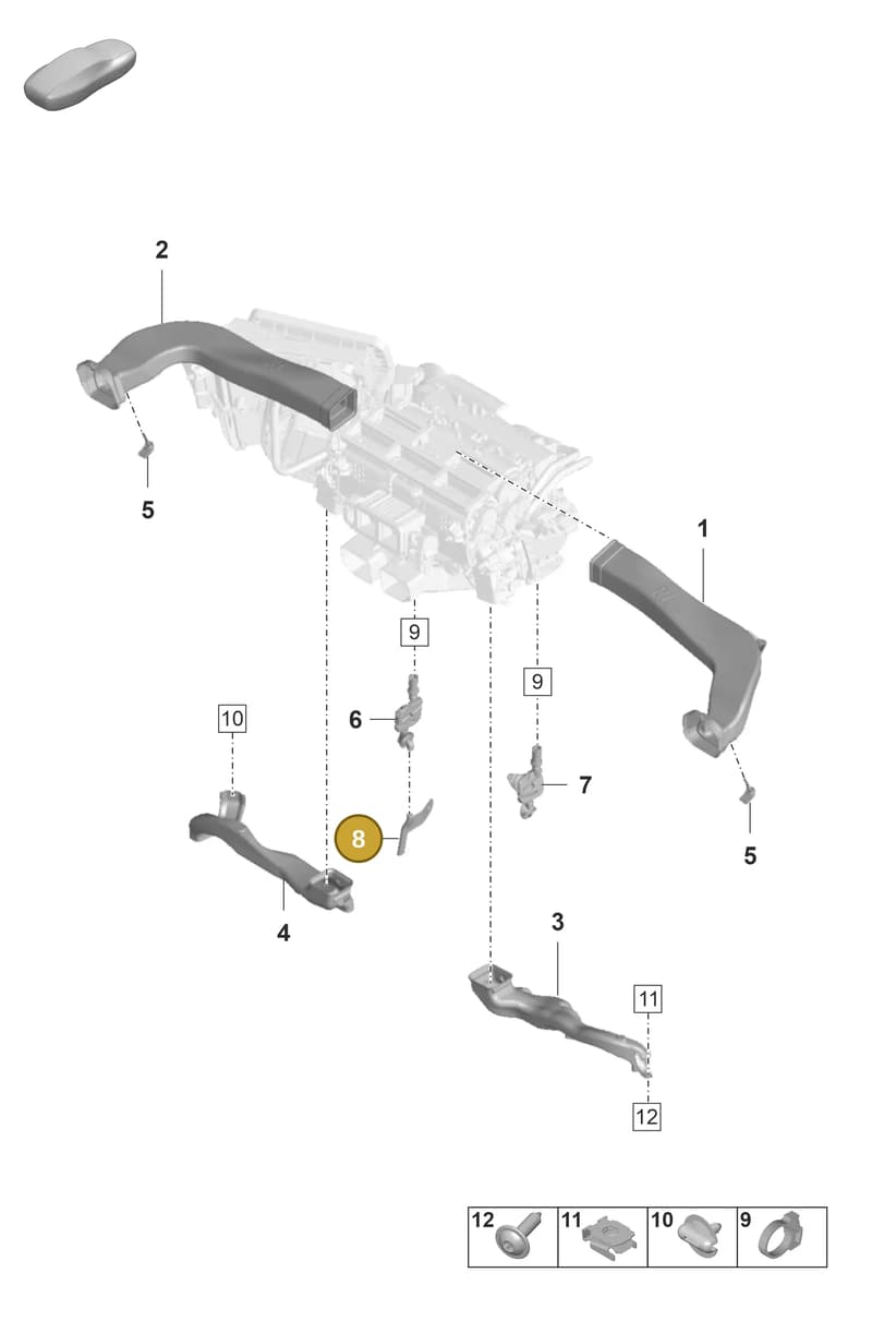 9A782069300 — Porsche Panamera (2023-2025) diagram p58813850, position 8