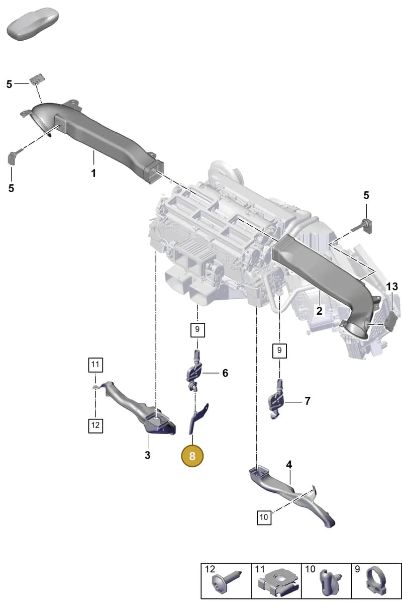 9A782069300 — Porsche Panamera (2023-2025) diagram p62813610, position 8