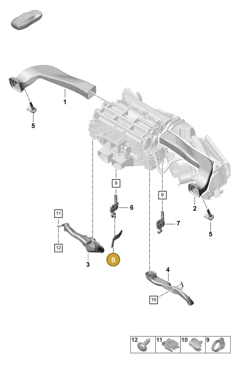 9A782069300 — Porsche Panamera (2023-2025) diagram p58813800, position 8