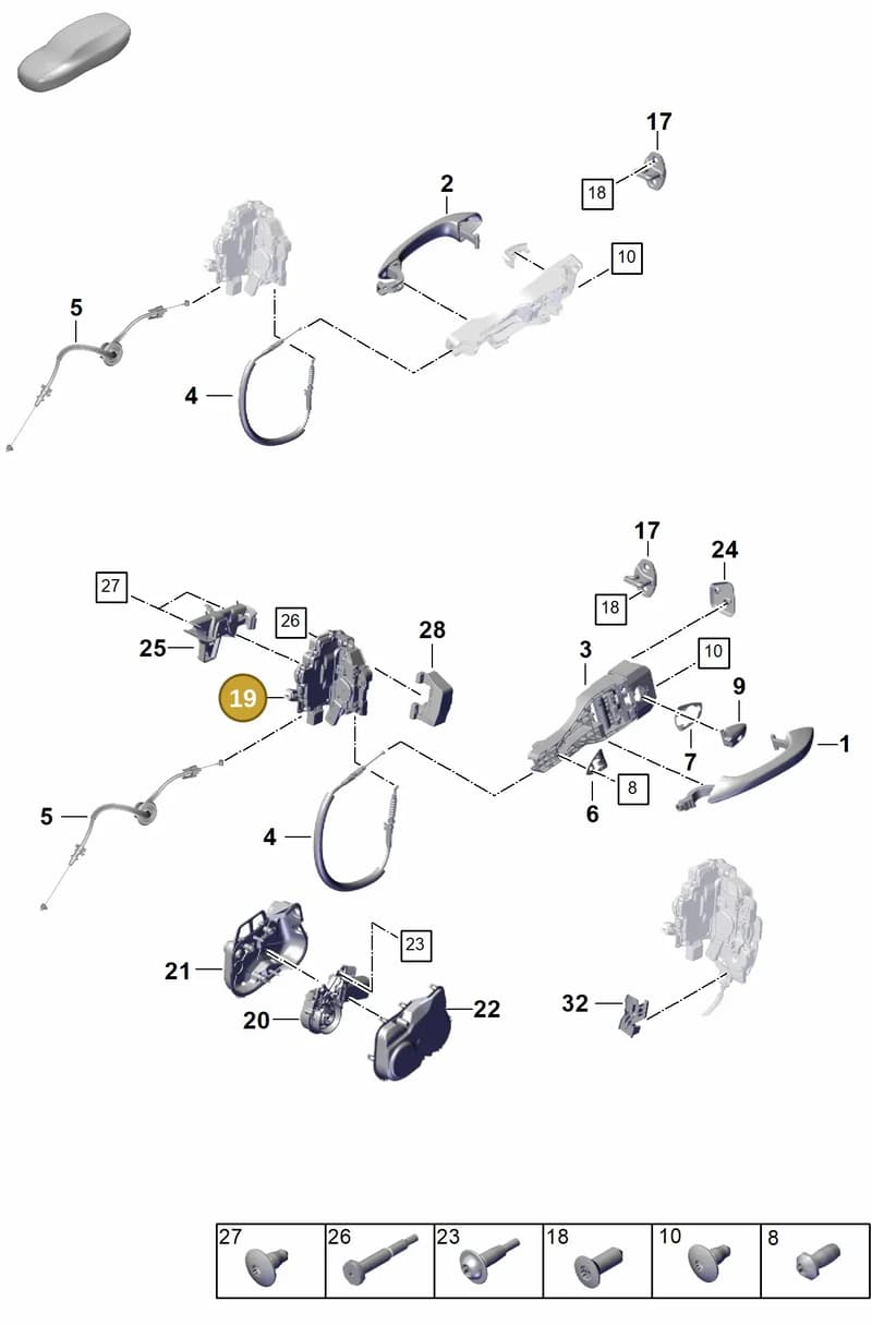 9A783721506 — Porsche Panamera (2023-2025) diagram p62804200, position 19