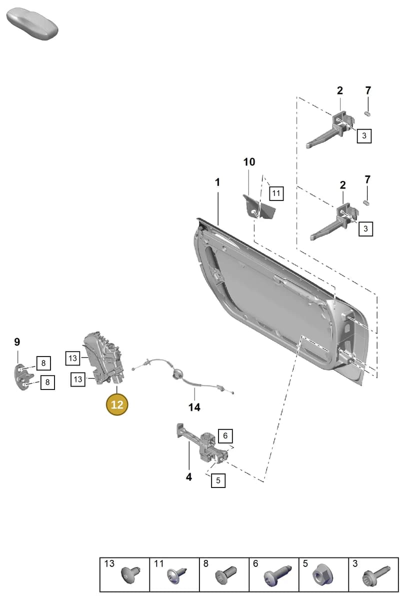 9A783741605 — Porsche Boxster Spyder (2019-2020) diagram p55804000, position 12
