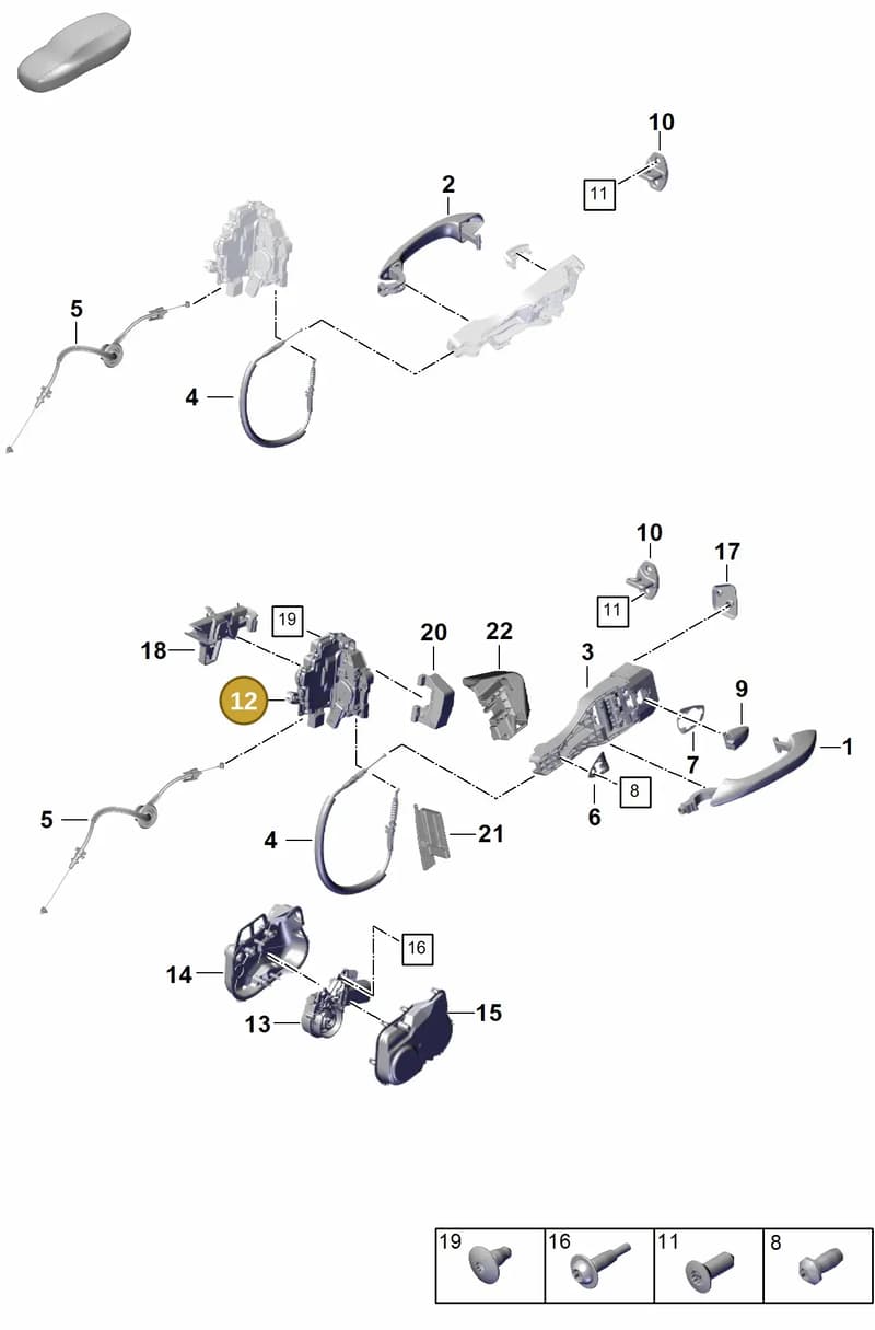 9A783911508 — Porsche Panamera (2023-2025) diagram p62804250, position 12