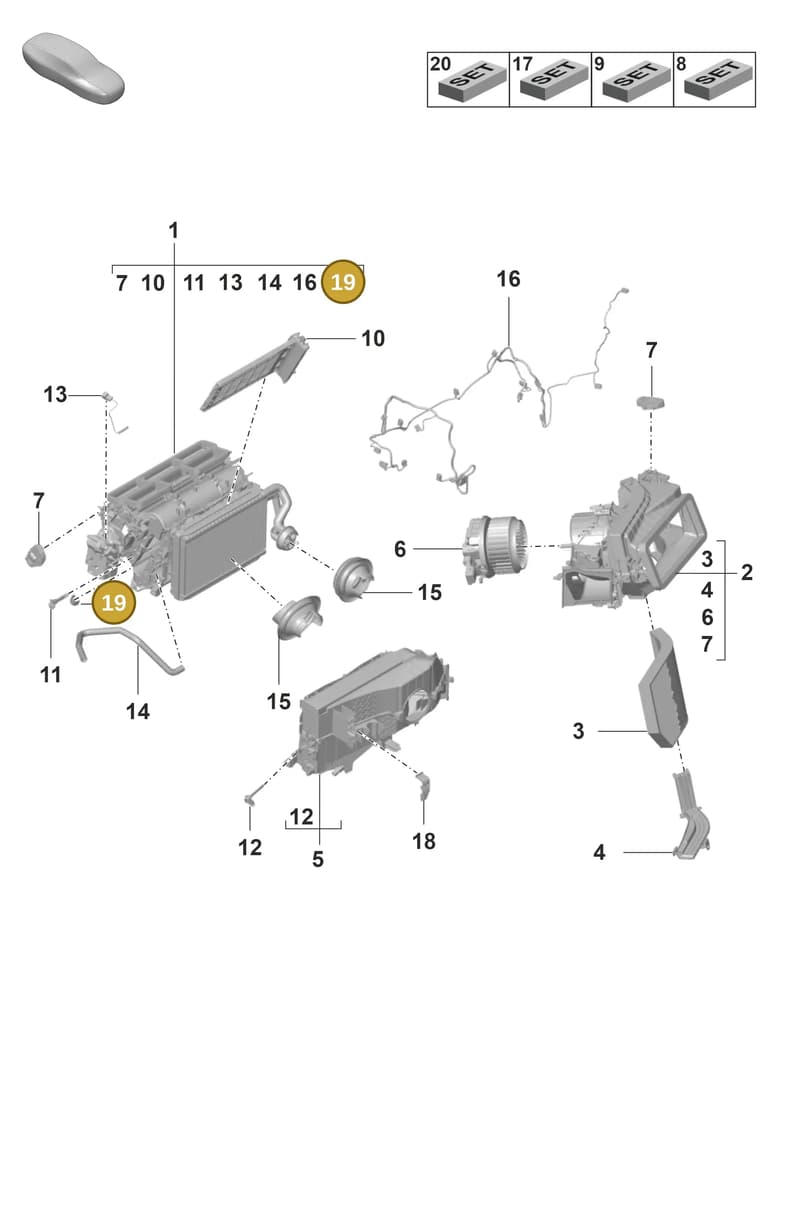 9A785734000 — Porsche Panamera (2020-2023) diagram p58814000, position 19