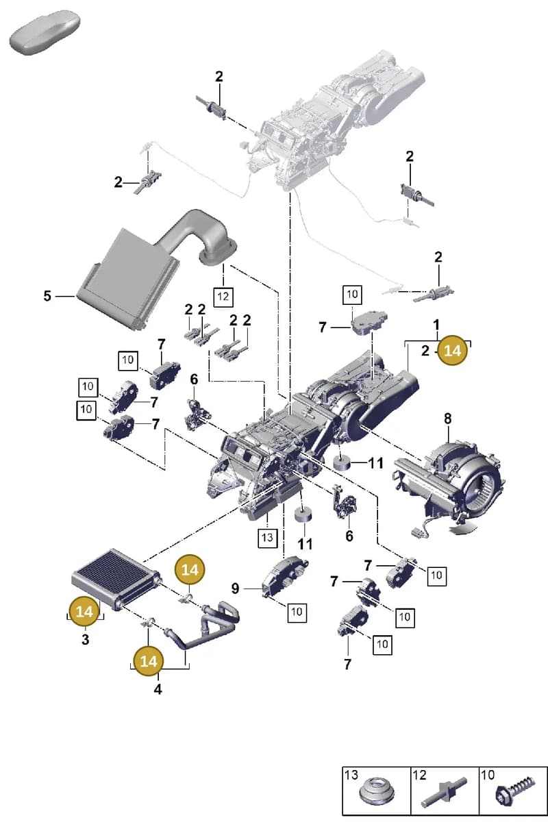 9A7898037A — Porsche Cayenne Coupe (2023-2023) diagram p60814270, position 14