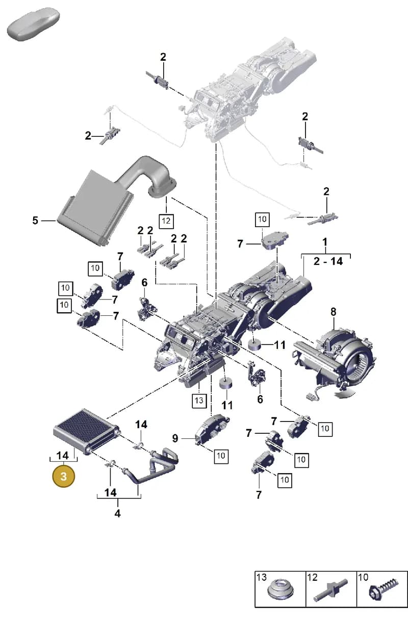 9A7898037 — Porsche Cayenne Coupe (2023-2023) diagram p60814270, position 3