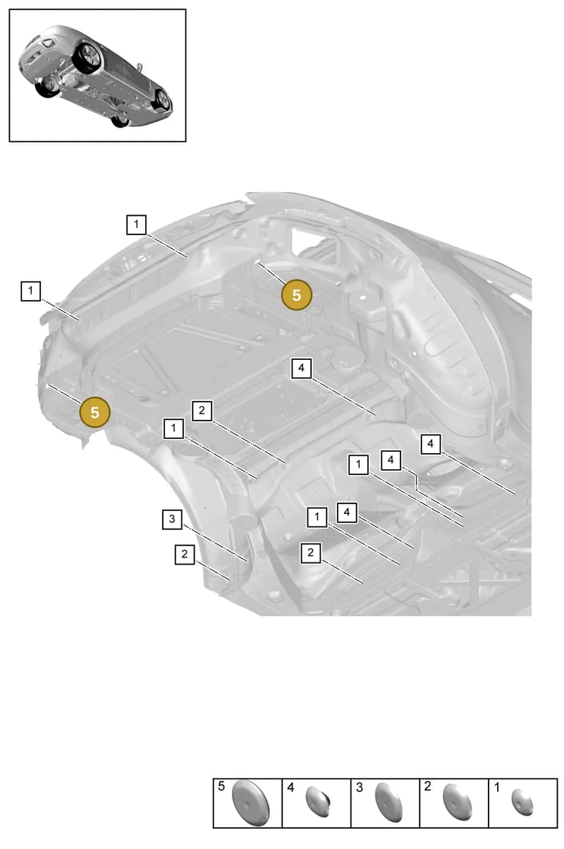 9A789919100 — Porsche Panamera (2023-2025) diagram p49806030, position 5