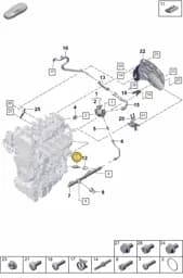9A7906036A Porsche Injection Valve