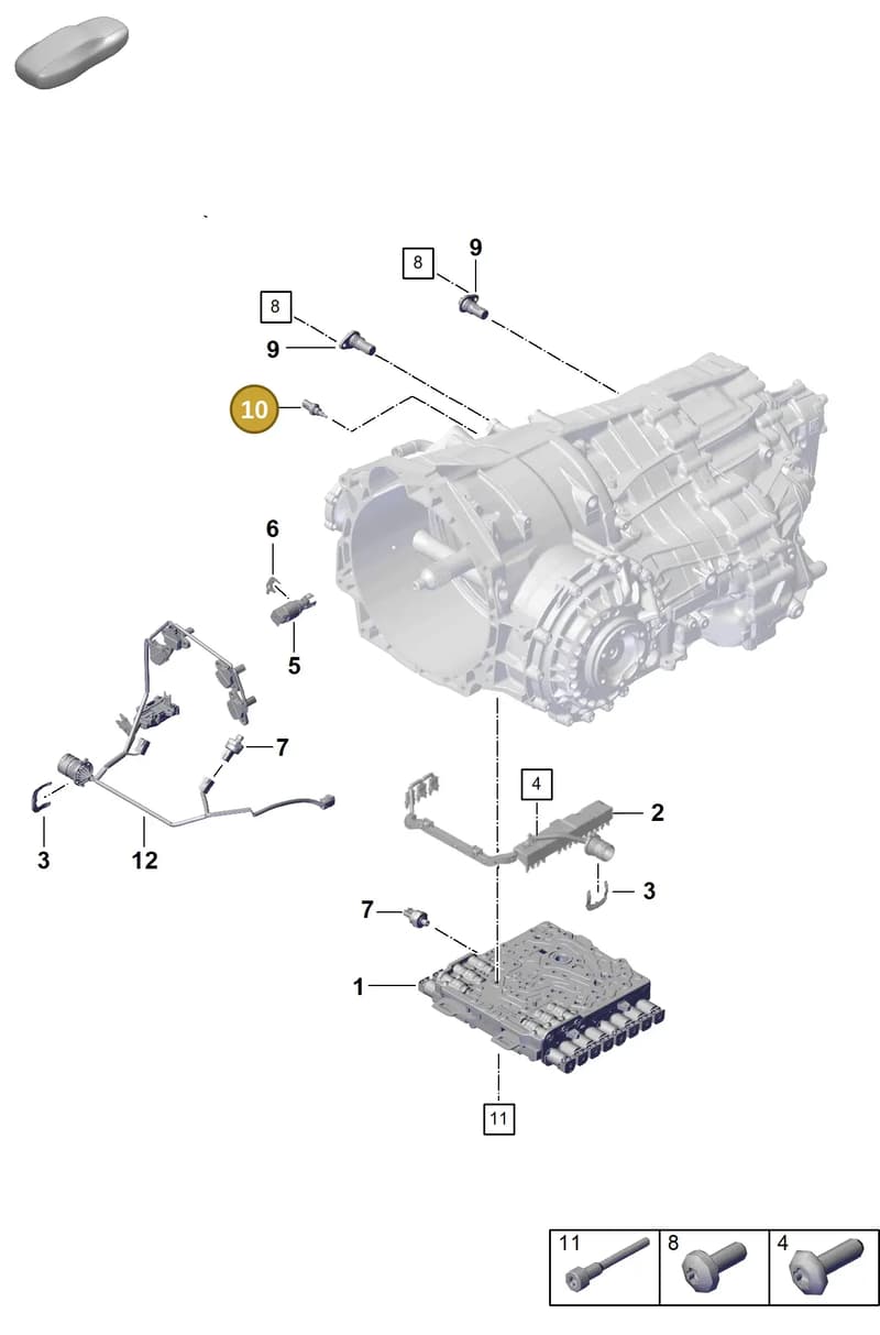 9A7906529A — Porsche 911 (2024-2025) diagram p63302170, position 10