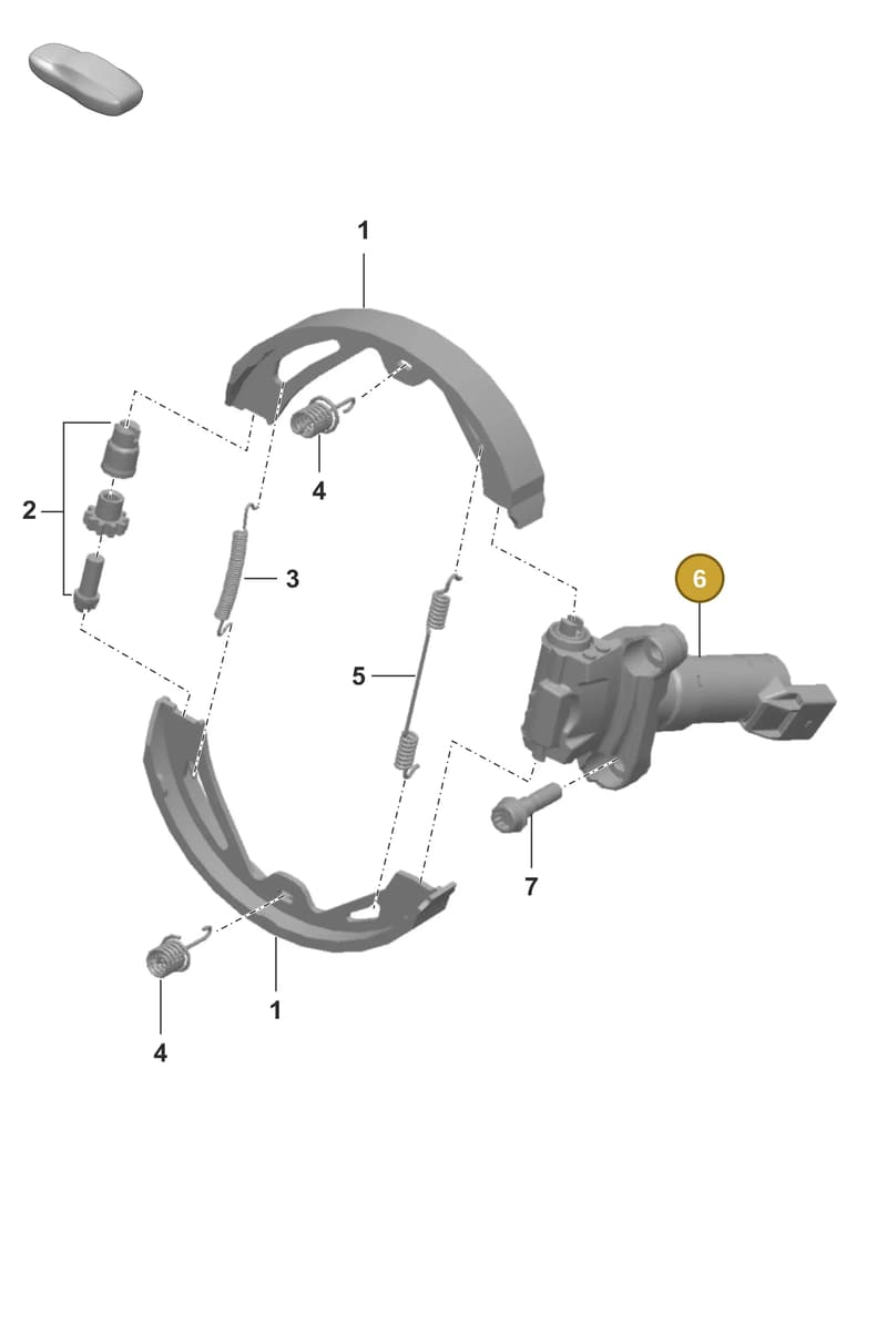 9A790761500 — Porsche Panamera (2020-2023) diagram p56603050, position 6