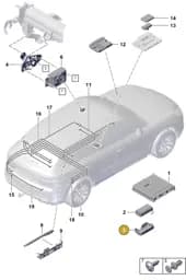9A7907729 Porsche Battery Cover