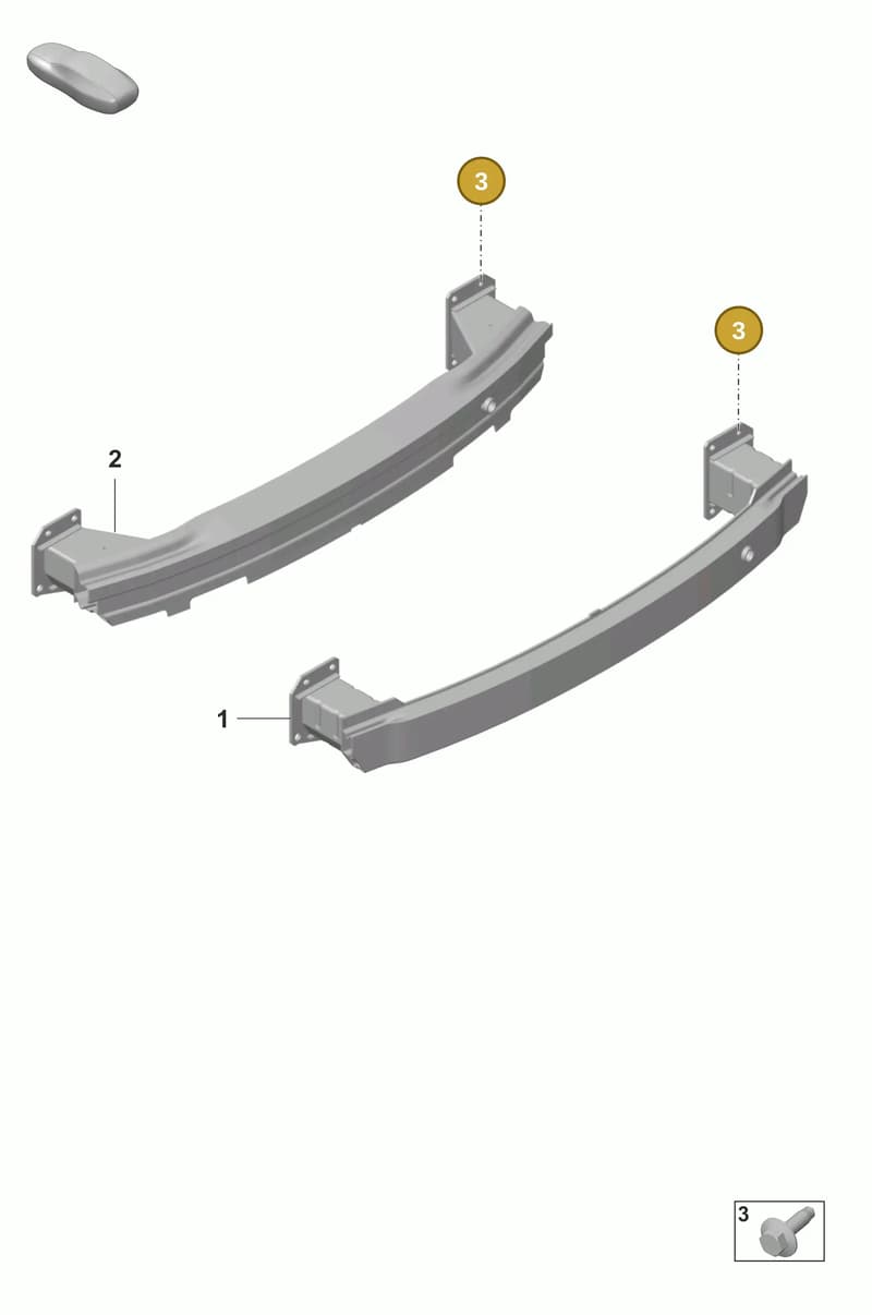 9A791196402 — Porsche Panamera (2020-2023) diagram p58802900, position 3