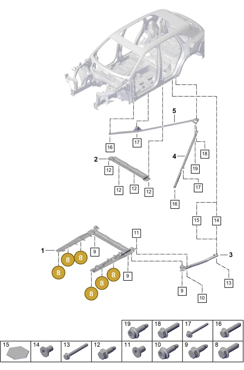 9A791196402 — Porsche Cayenne Coupe (2023-2023) diagram p60801175, position 8