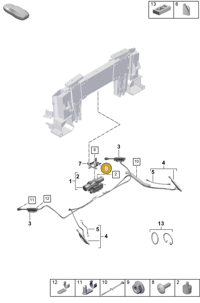 9A791261301 — Porsche 911 (2024-2025) diagram p63811450, position 8