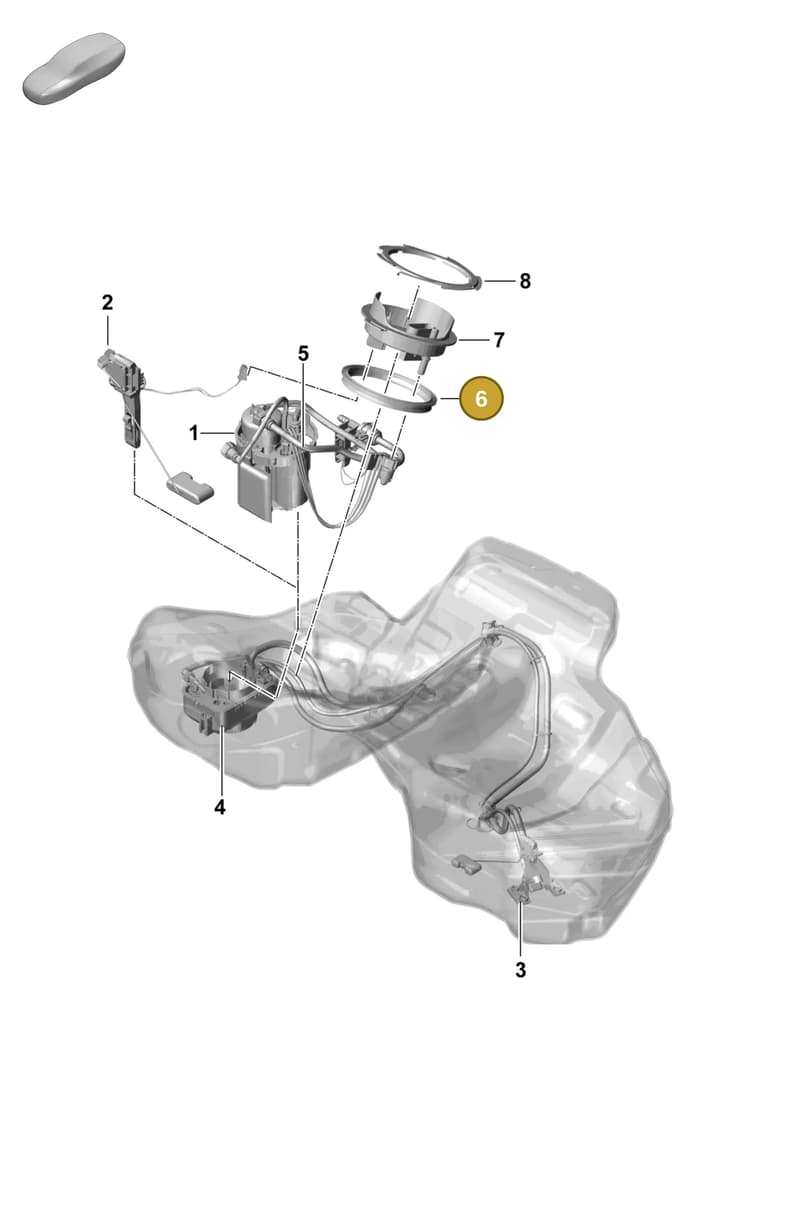 9A791913320 — Porsche Panamera (2023-2025) diagram p58201060, position 6