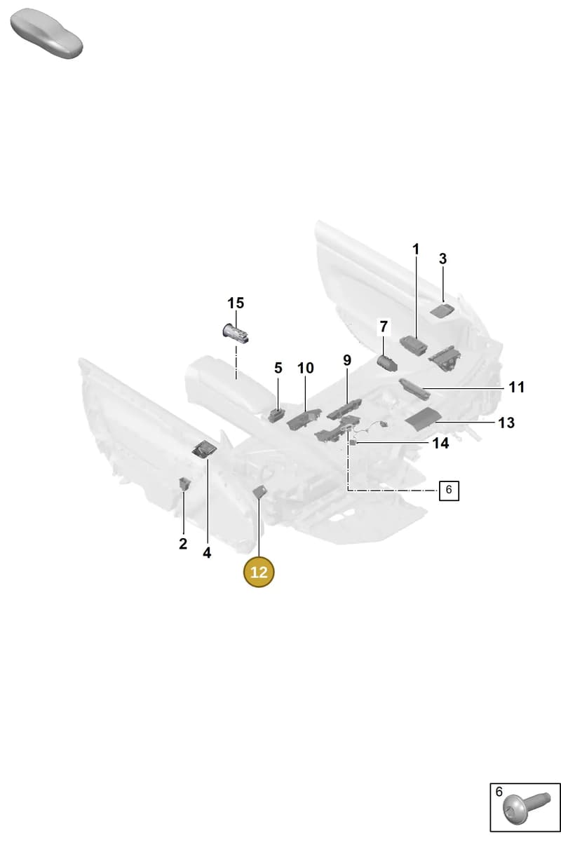 9A7919237009B9 — Porsche 911 (2024-2025) diagram p63905400, position 12