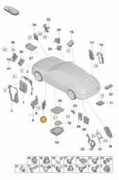 9A7927156 Porsche Control Unit