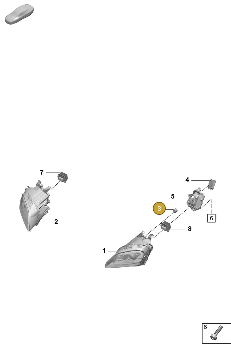 9A794129300 — Porsche Taycan Sport Turismo (2023-2025) diagram p64908000, position 3