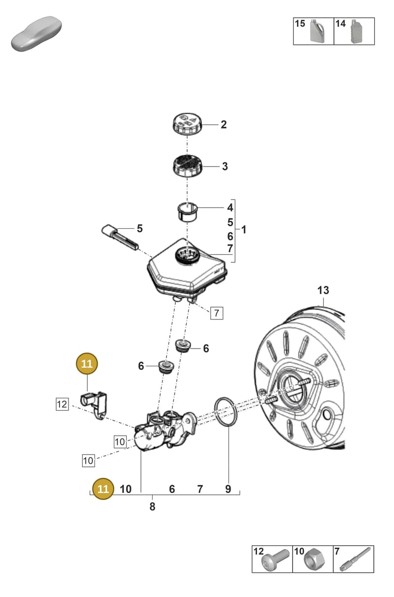 9A794545900 — Porsche Panamera (2020-2023) diagram p58604000, position 11