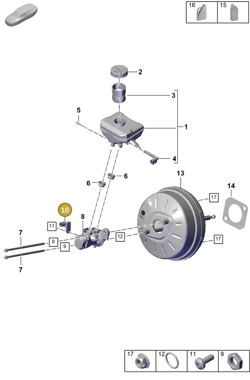 9A794545900 — Porsche Cayenne Coupe (2023-2023) diagram p60604000, position 10