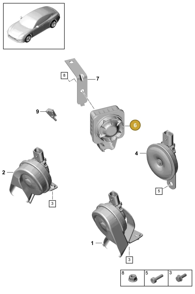9A794741530 — Porsche Panamera (2016-2020) diagram p49903000, position 6