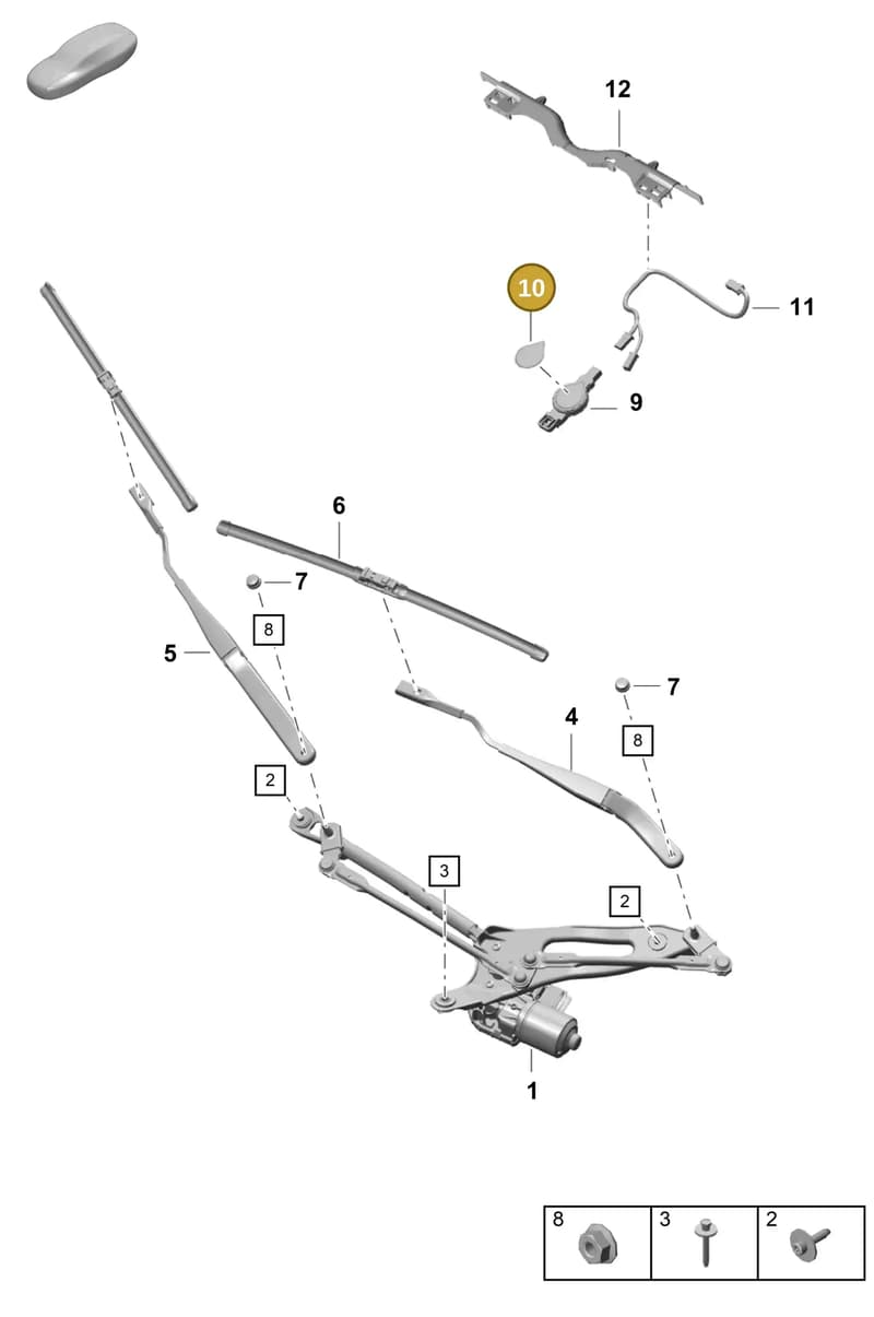 9A795560900 — Porsche Boxster Spyder (2019-2020) diagram p55904000, position 10