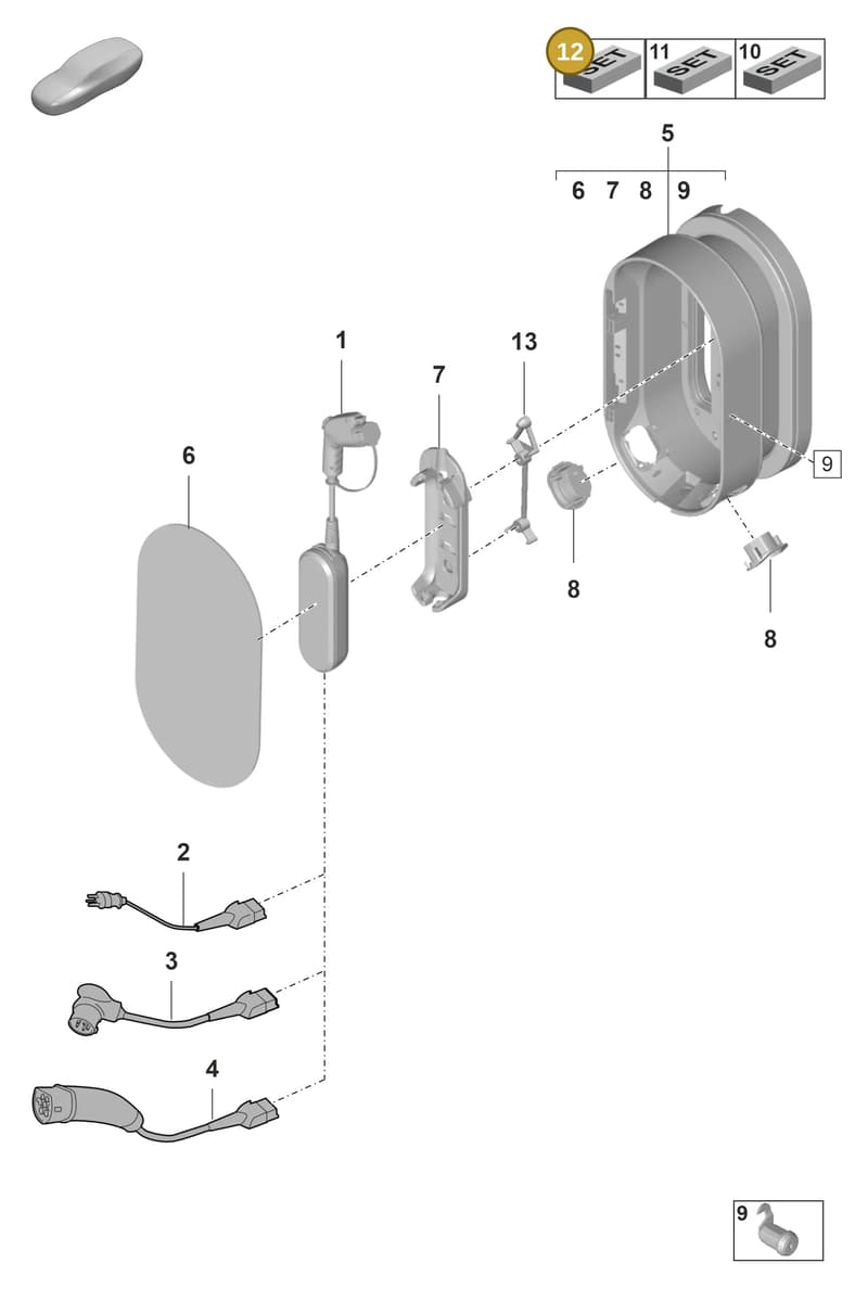 9A797168450 — Porsche Panamera (2020-2023) diagram p58901050, position 12