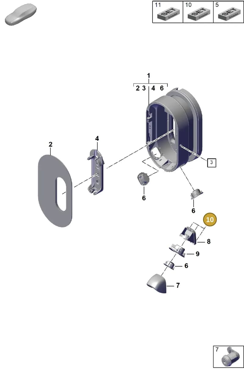 9A797168450 — Porsche Cayenne Coupe (2023-2023) diagram p60920000, position 10