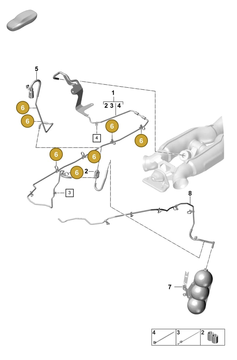 9A797185000 — Porsche Panamera (2020-2023) diagram p58203100, position 6