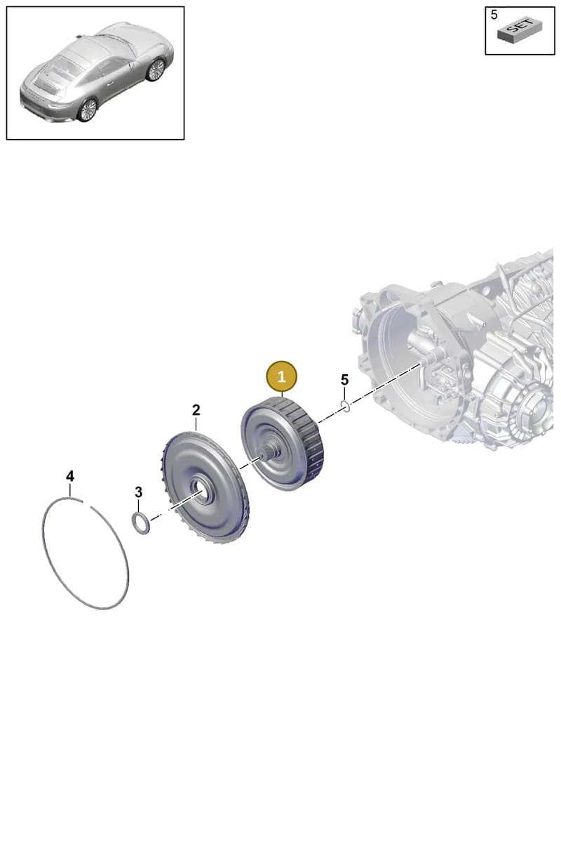 9G111605305 — Porsche 911 (2016-2019) diagram p47320010, position 1