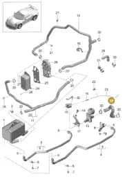 9G130773391 Porsche Hose