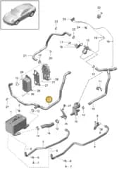 9G130773502 Porsche Hose