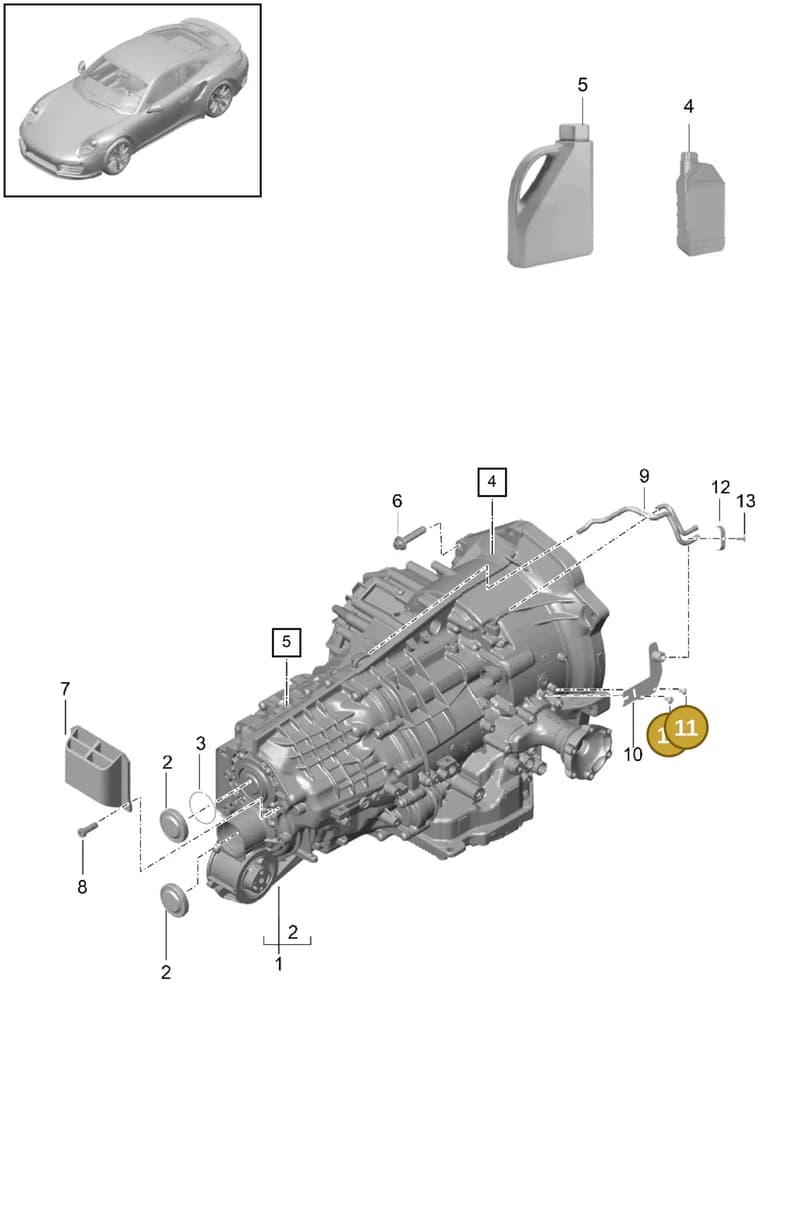 9G131701535 — Porsche GT2 RS Clubsport (2013-2020) diagram p42320000, position 11