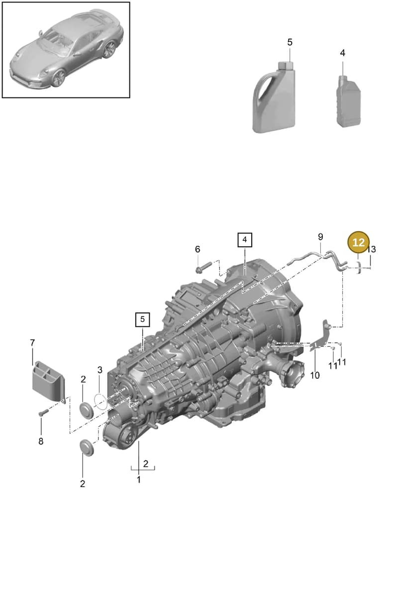 9G131780100 — Porsche GT2 RS Clubsport (2013-2020) diagram p42320000, position 12