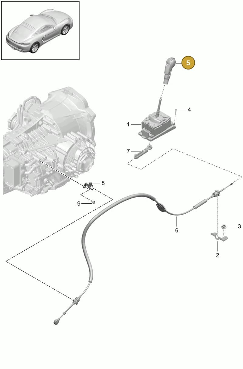 9G1426069319H6 — Porsche Cayman (2016-) diagram p50701050, position 5